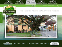 Tablet Screenshot of portalforquilhinha.com